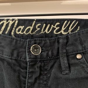 Black Skinny Madewell 37s